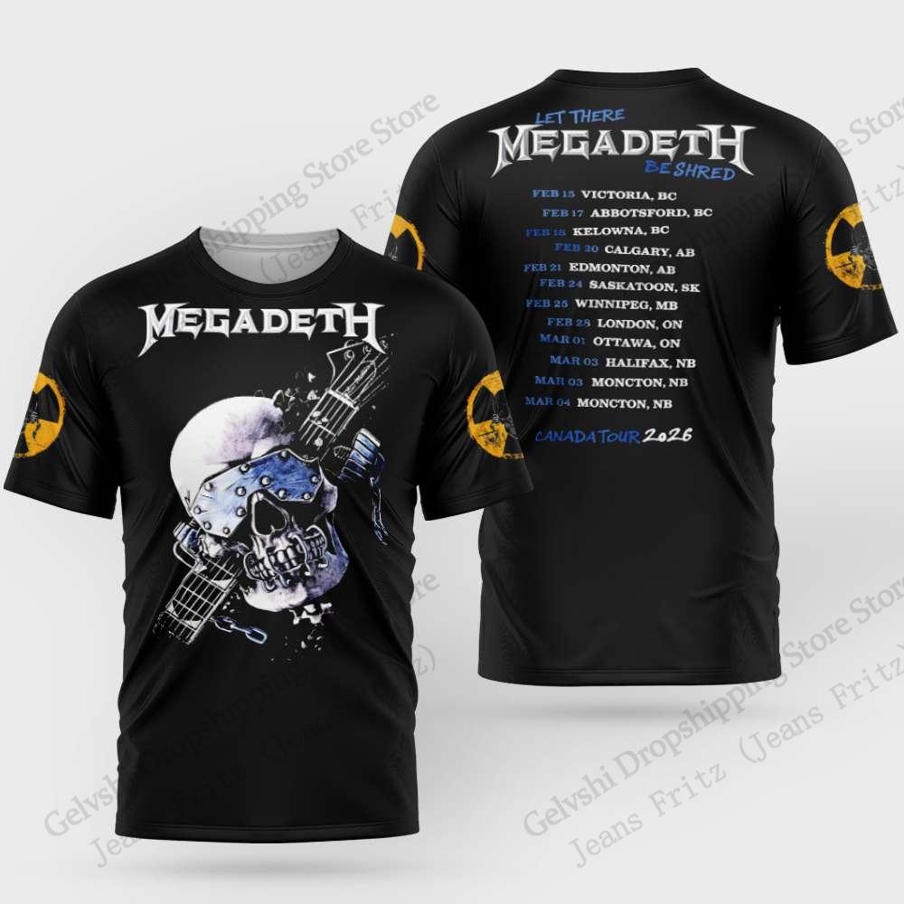 Street Fashion Canada - Hip Hop Rock Megadeth Band Canada