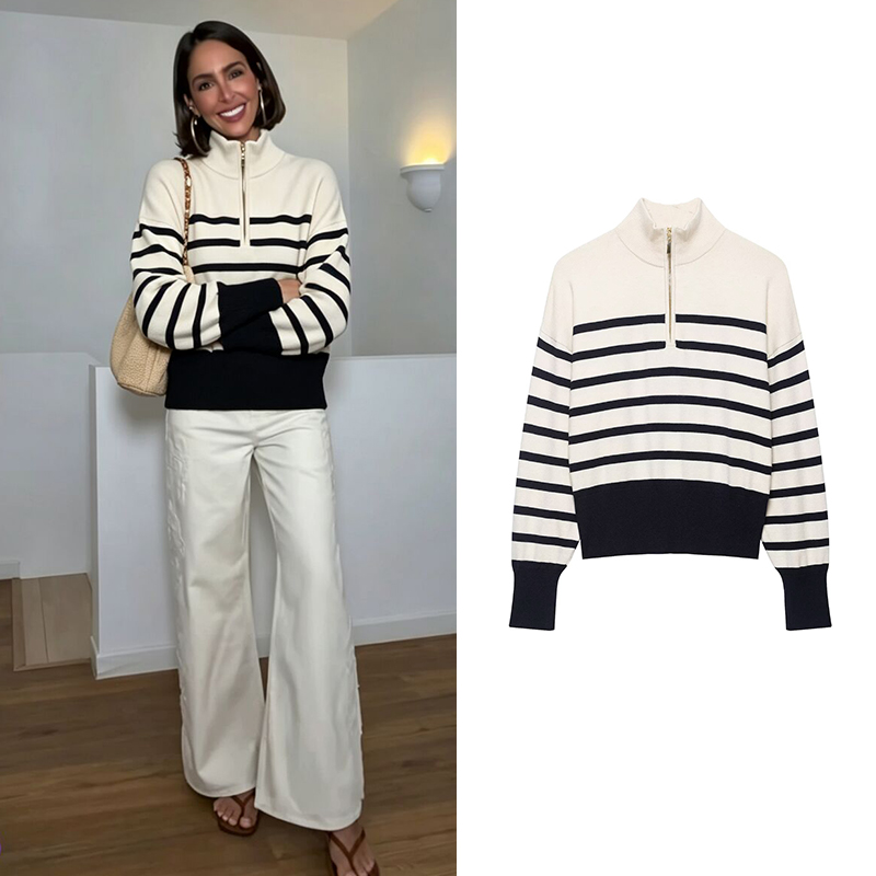Street Fashion Winter 2026 - Russian Women's Sweater Autumn 2026 New