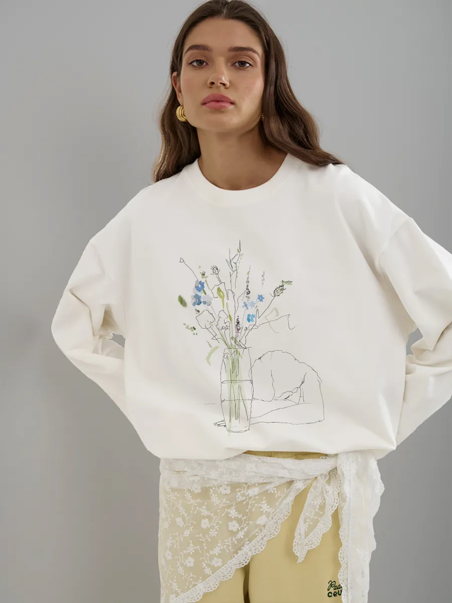 Longline Tee Oversized - Autumn New Women Long Sleeve T‑Shirt