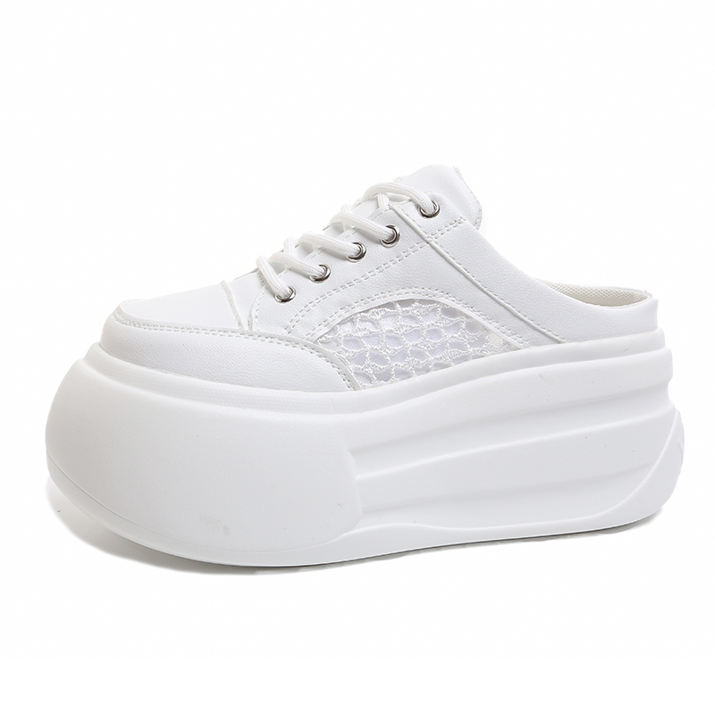 Chunky Sneaker Platform - Women 7CM High Heels Chunky Slippers