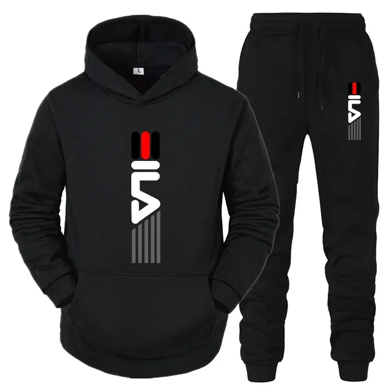 Men's Tracksuit Hooded Sweatsh - Street Fashion For Man review and price