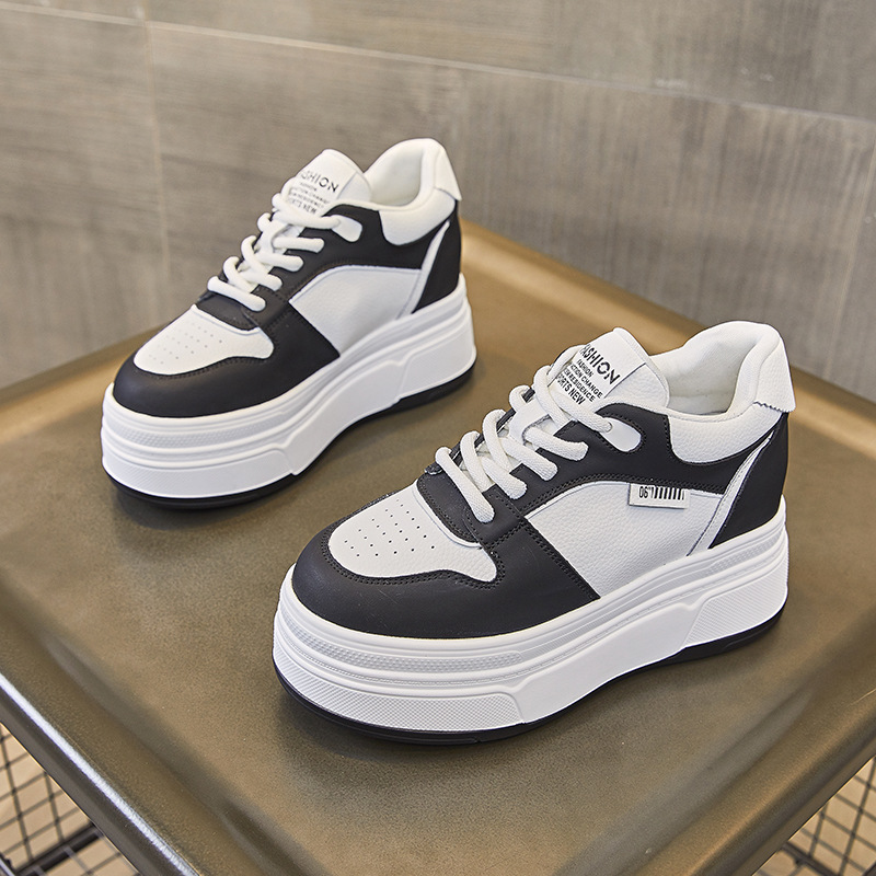9CM Genuine Leather NEW Brand  - Chunky Sneaker Platform review and price