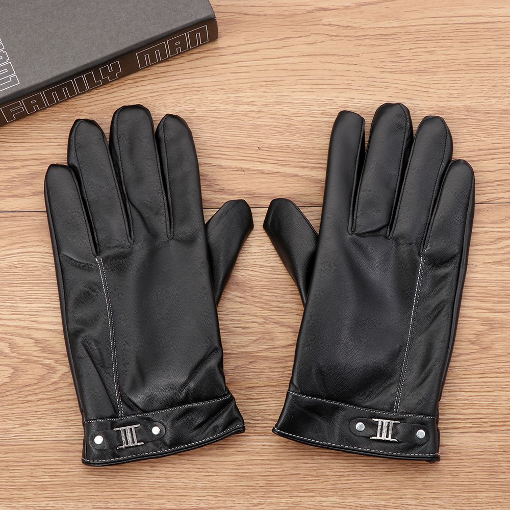 Men's Fleece Thermal Leather G - Street Fashion Gloves review and price
