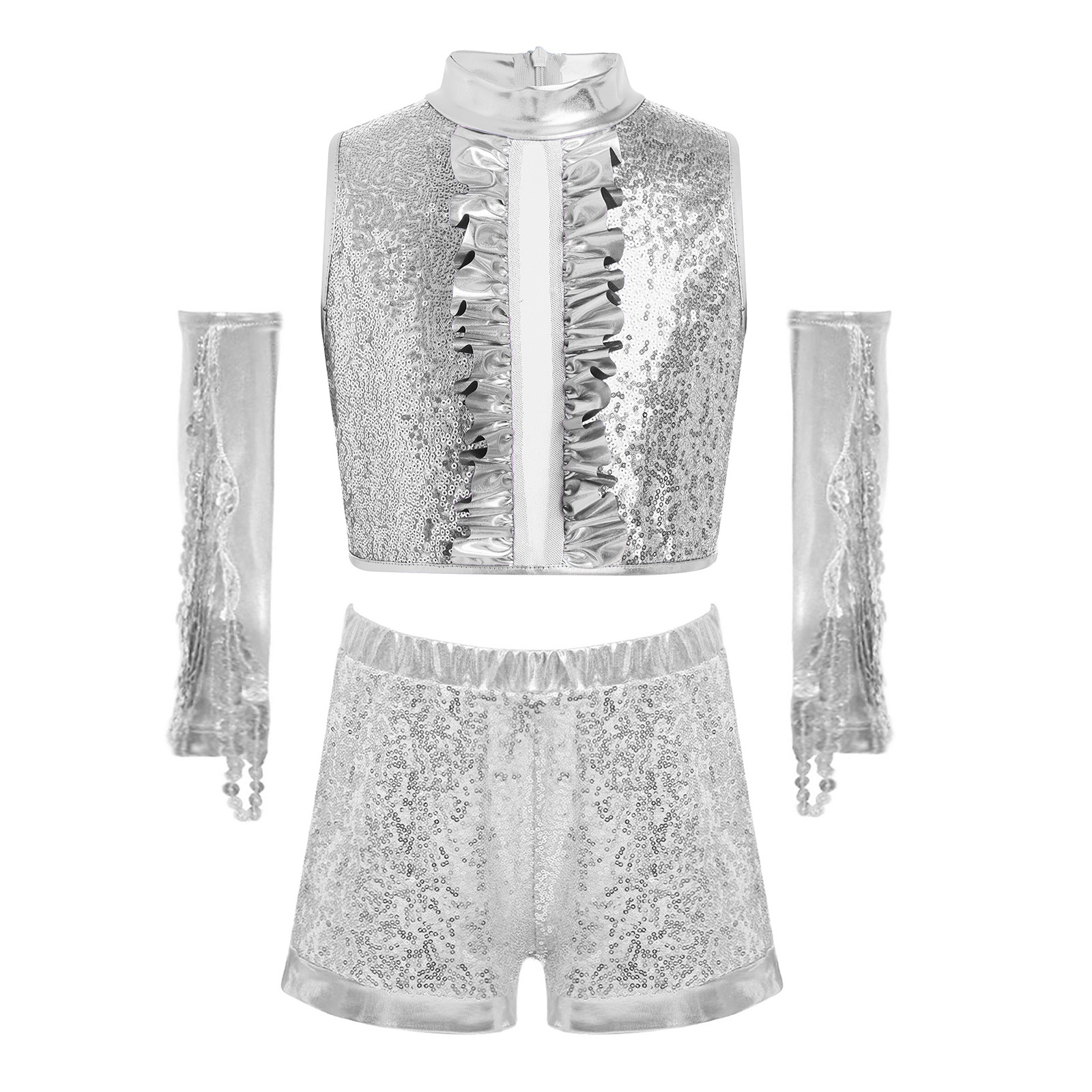 Kids Sparkling Metallic Sequin - Girl Fashion Street review and price
