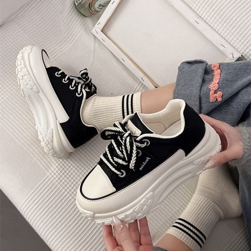 Spring Chunky White Sneakers f - Chunky Sneaker Platform review and price
