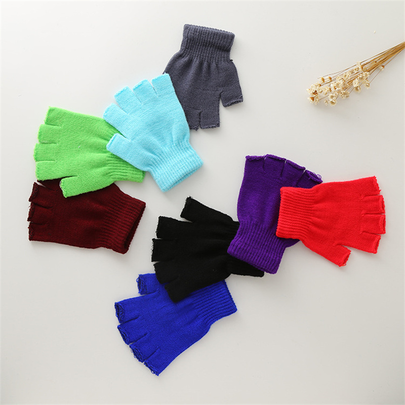 1Pair Unisex Black Half Finger - Street Fashion Gloves review and price