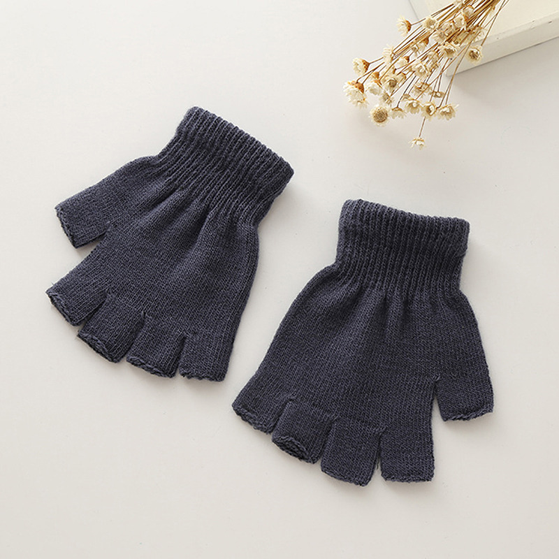 1Pair Unisex Black Half Finger - Street Fashion Gloves review and price