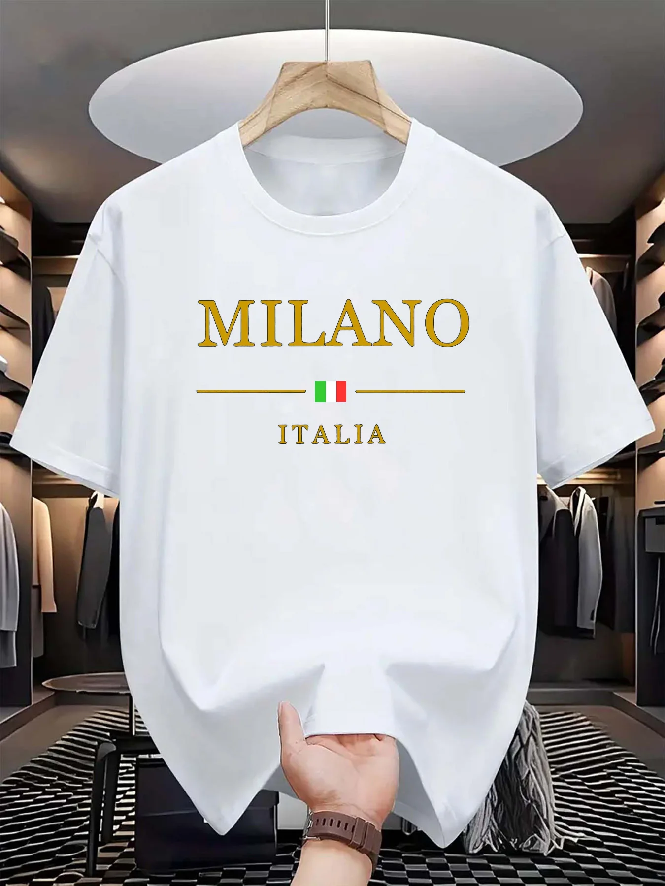 Men's summer 3d printed T-shir - Street Fashion In Milan review and price