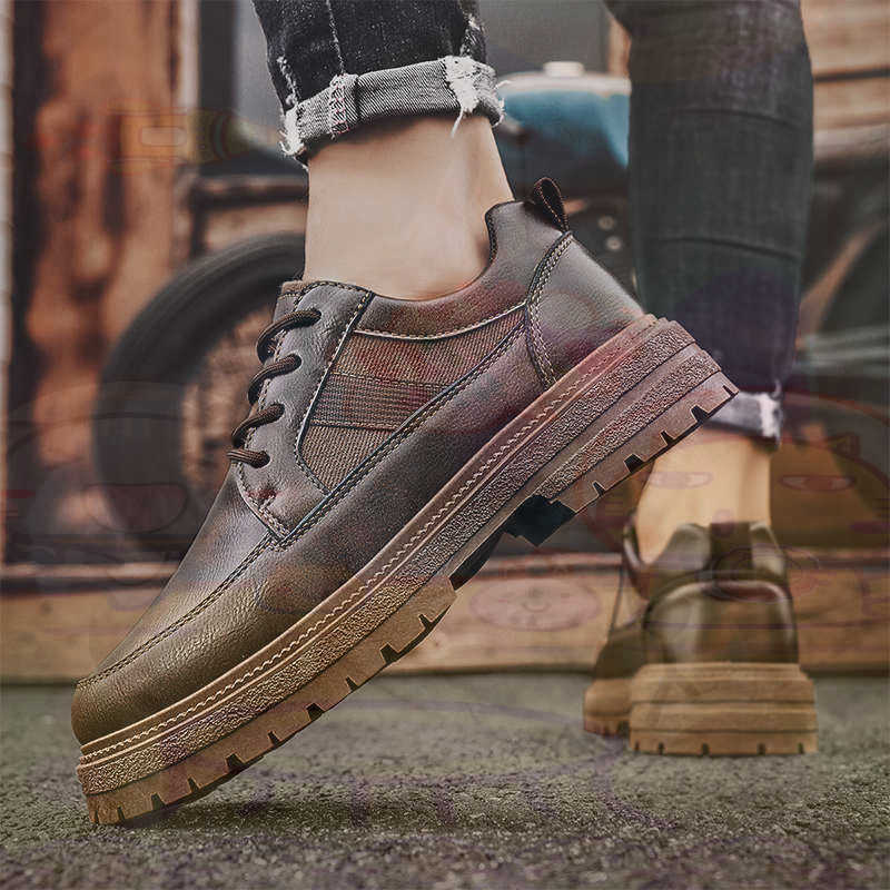 Dark Natural Leather Fashion T - Street Fashion Vietnam review and price