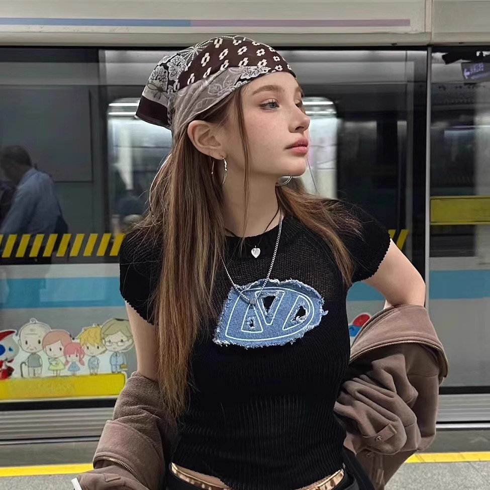 Retro American Style Headscarf - Girl Fashion Street review and price