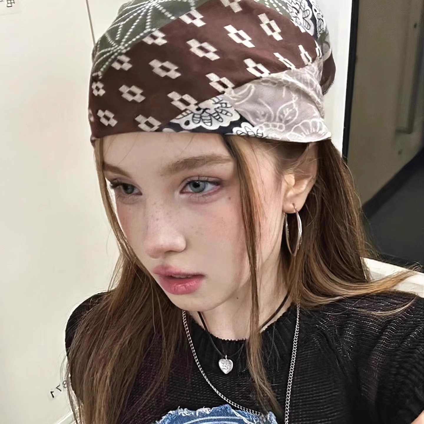 Retro American Style Headscarf - Girl Fashion Street review and price