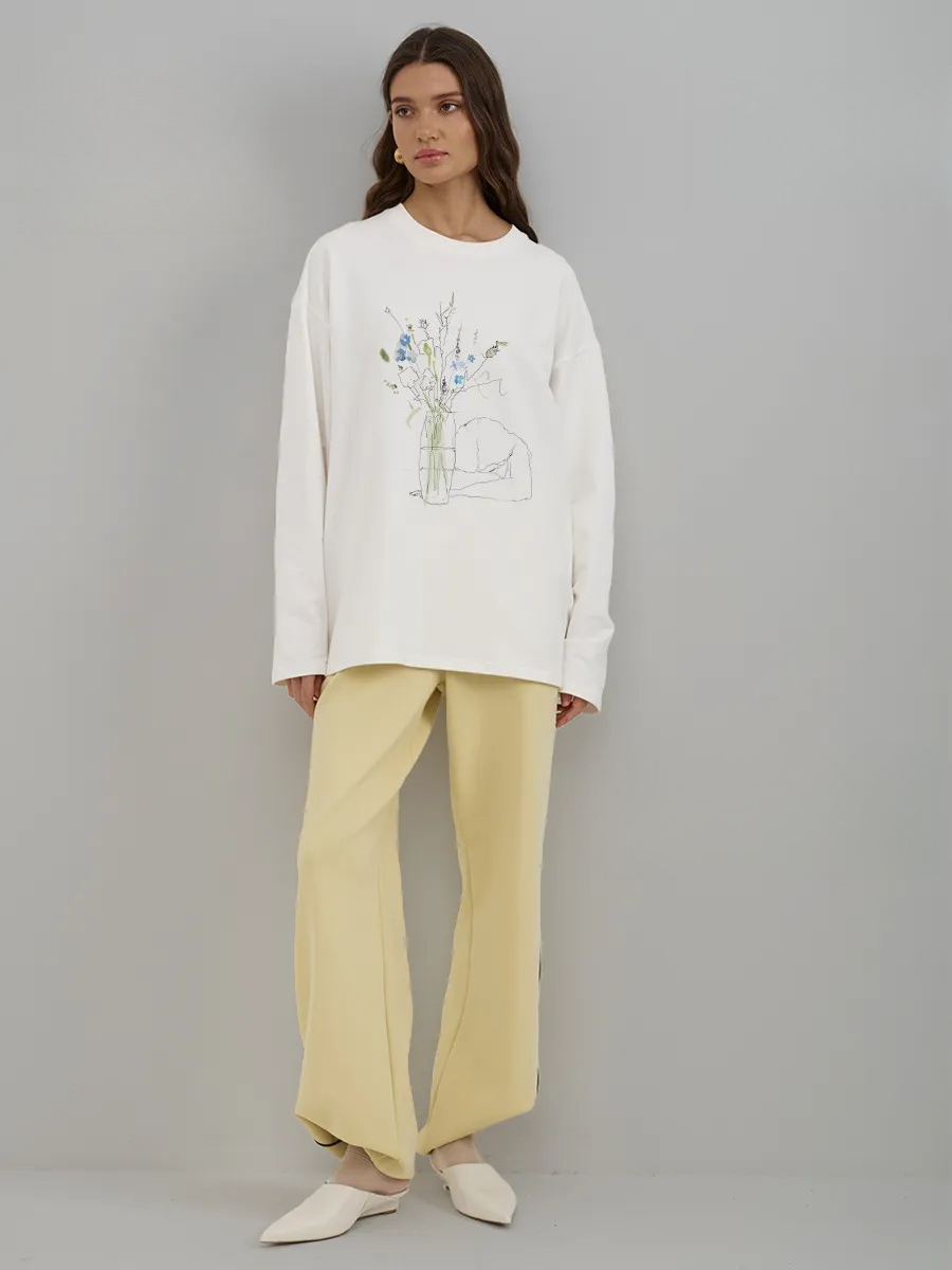 Autumn New Women Long Sleeve T - Longline Tee Oversized review and price