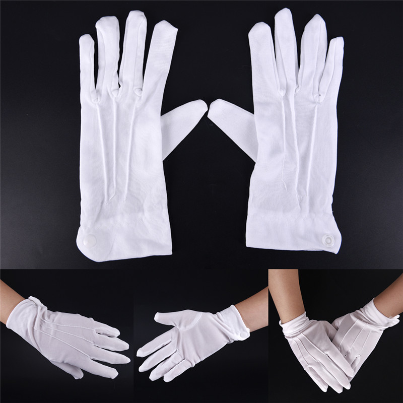 1Pair White Formal Gloves Men  - Street Fashion Gloves review and price