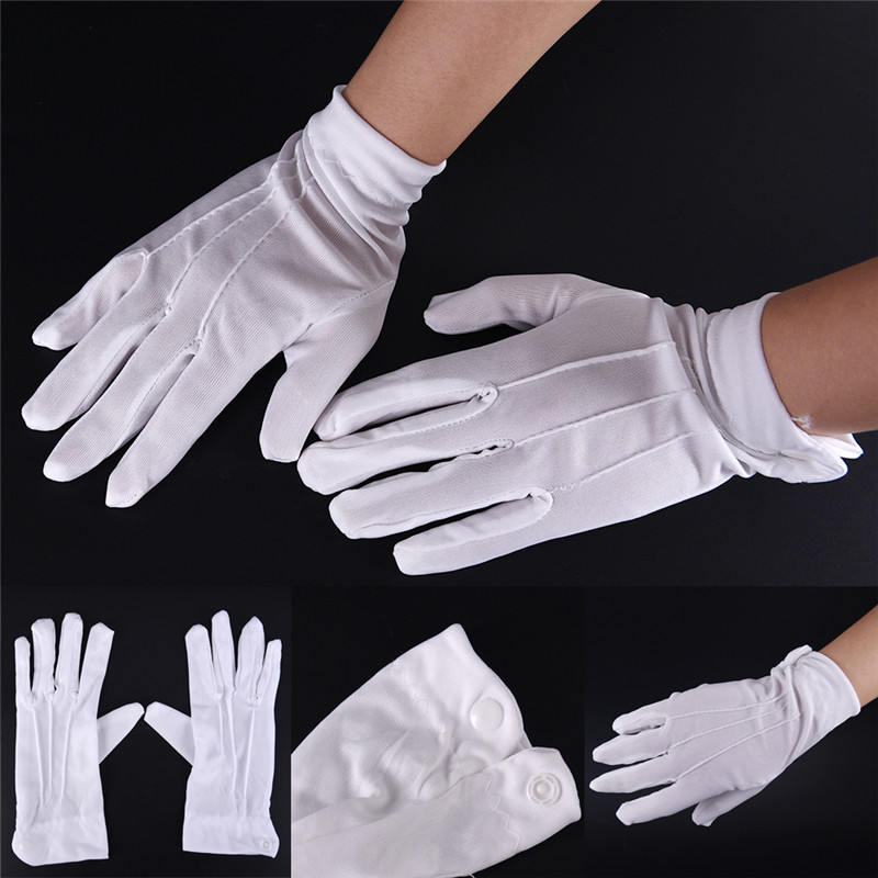 1Pair White Formal Gloves Men  - Street Fashion Gloves review and price