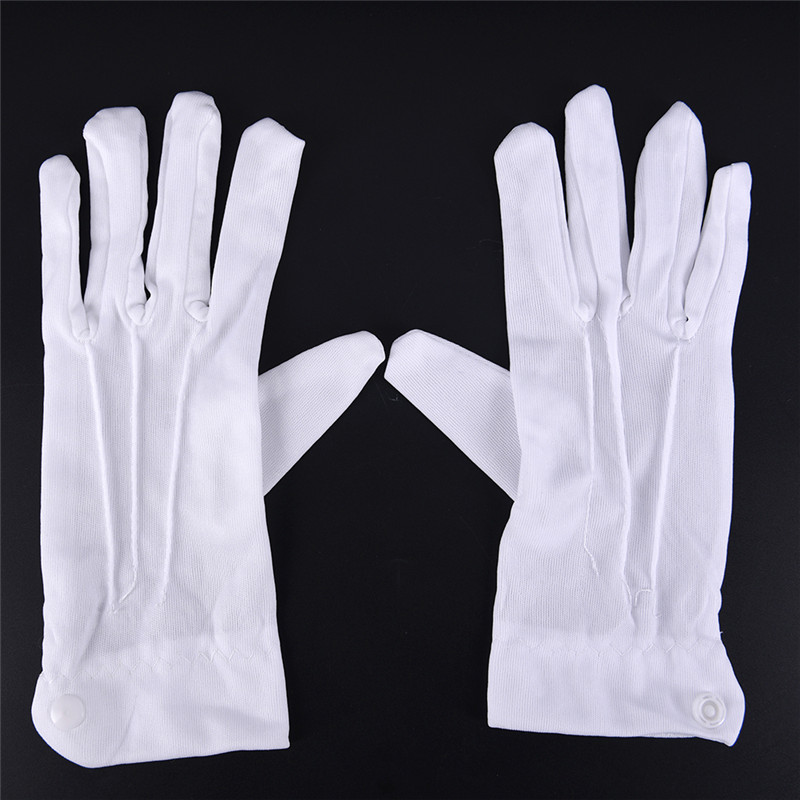 1Pair White Formal Gloves Men  - Street Fashion Gloves review and price