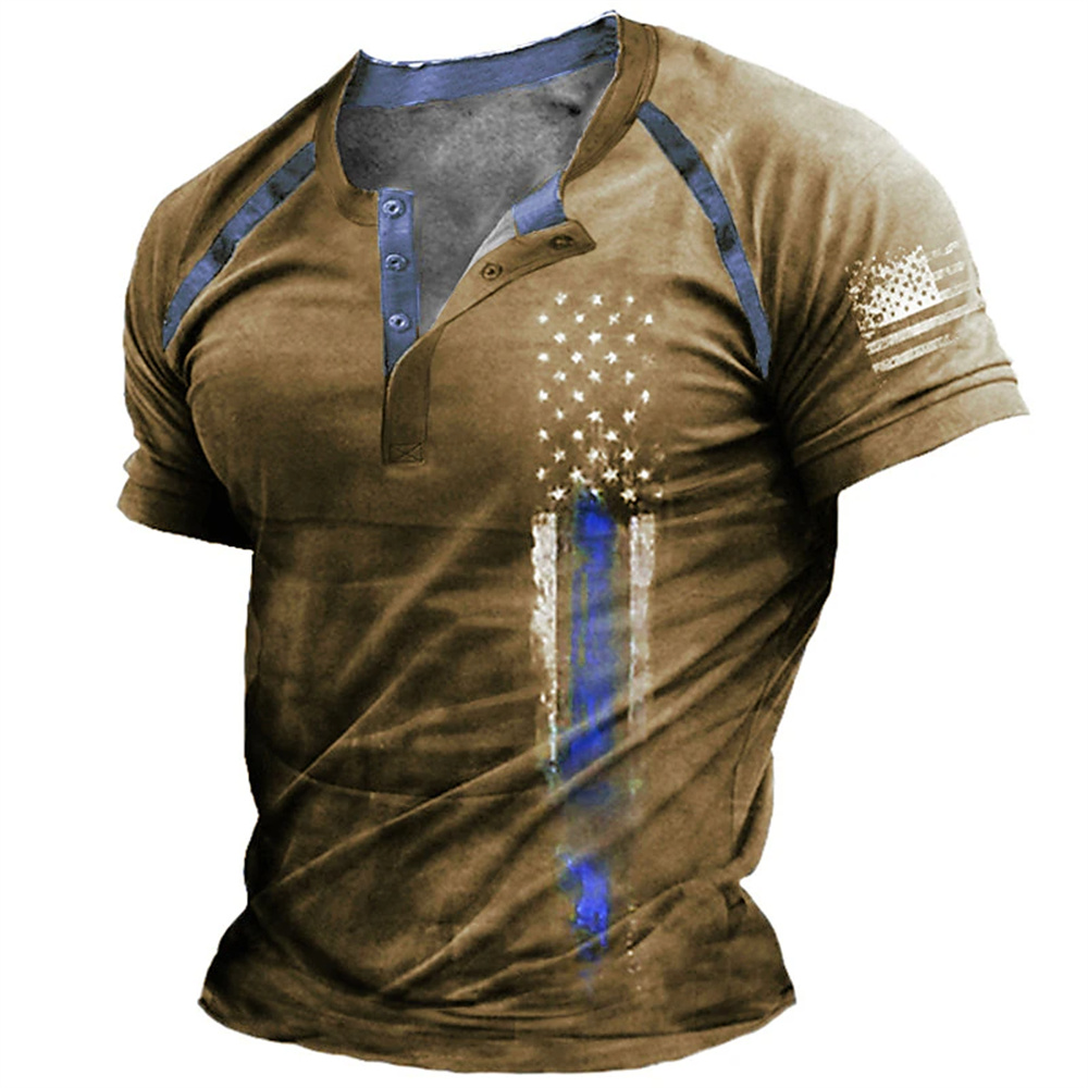 Funny 3D American Flag Print M - Street Fashion For Man review and price