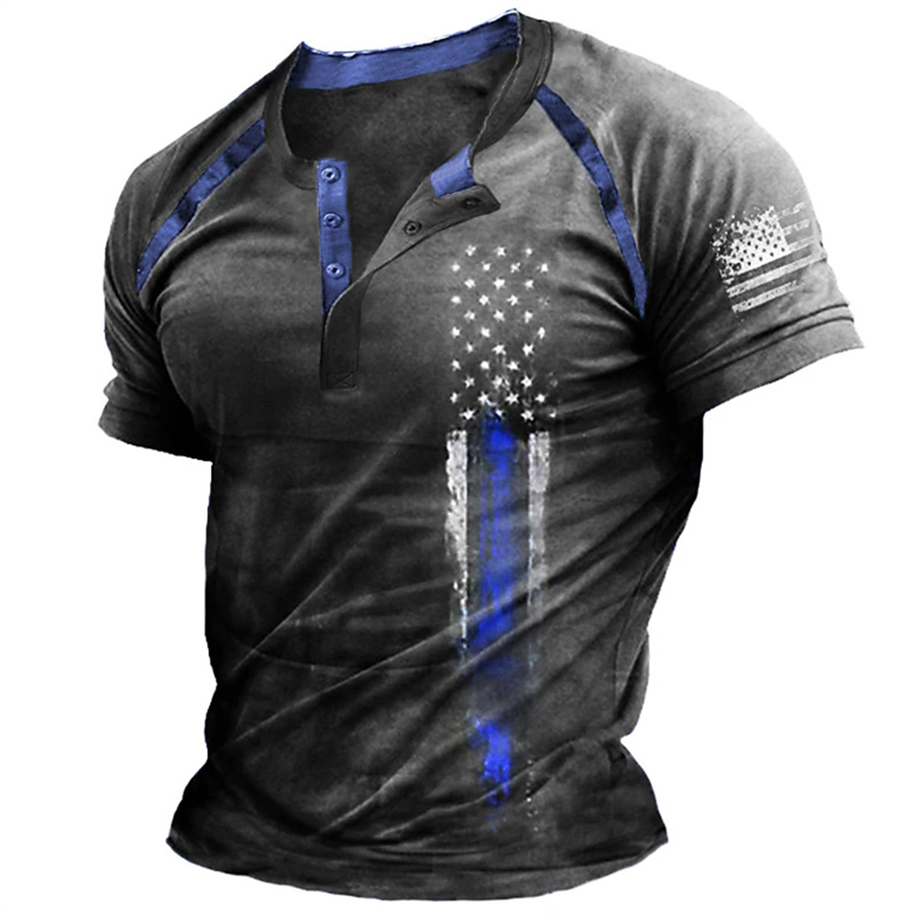 Funny 3D American Flag Print M - Street Fashion For Man review and price