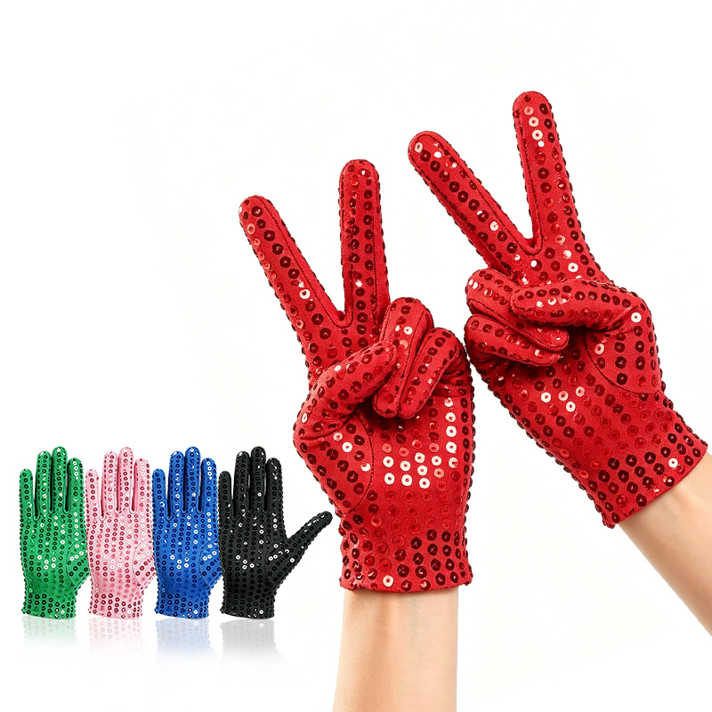 Festival Sequin Gloves for Men - Street Fashion Gloves review and price
