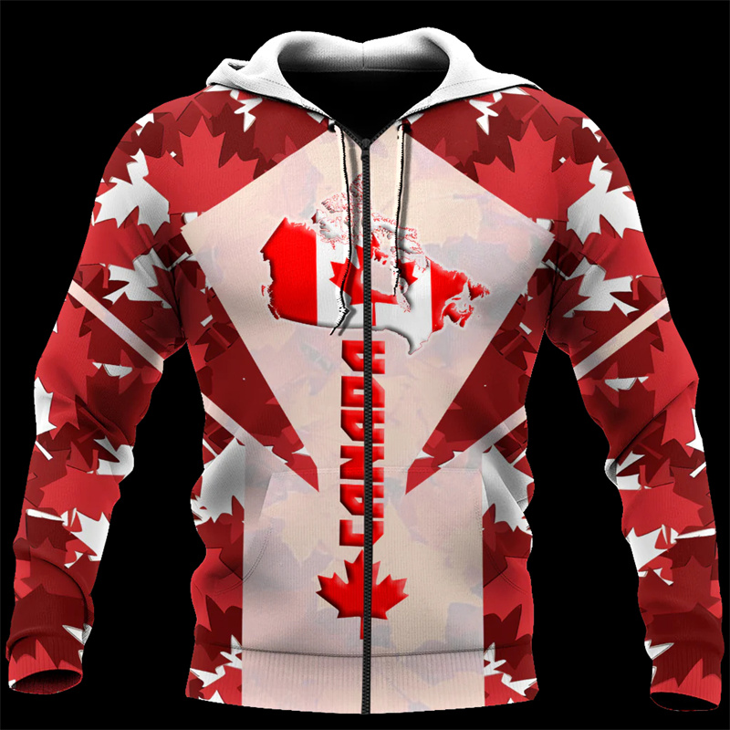 Canada 3d All Over Printed Map - Street Fashion Canada review and price