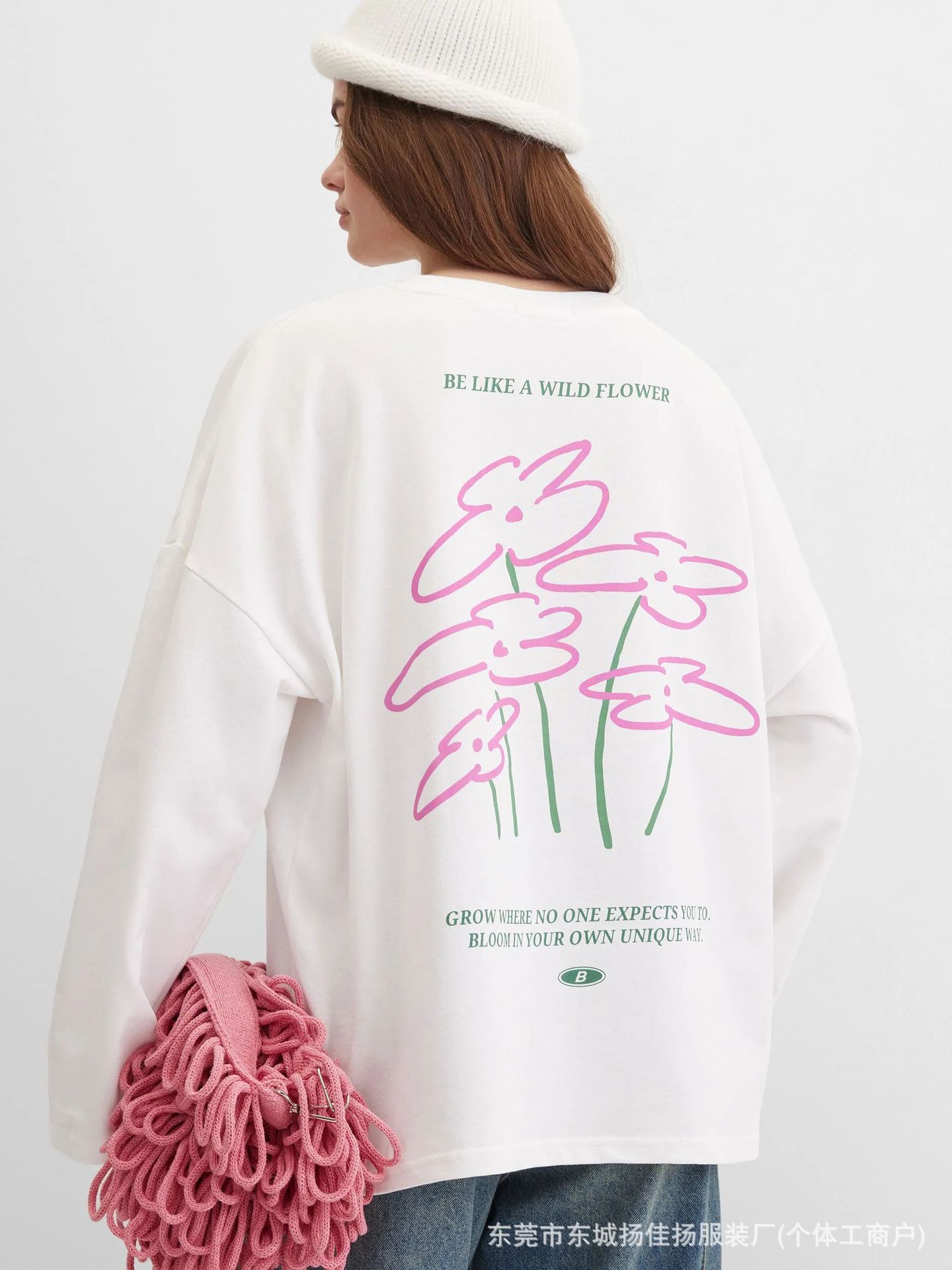 Sweet Preppy Campus Minimal Li - Longline Tee Oversized review and price