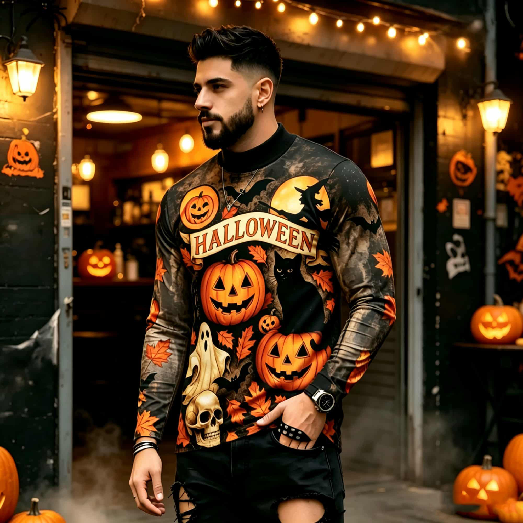 Casual Fashion Street Style Ha - Street Fashion For Man review and price