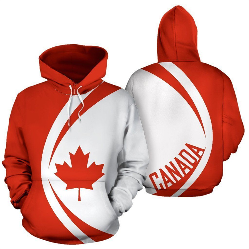 Canada Hoodie Maple Leaf 3d Pr - Street Fashion Canada review and price