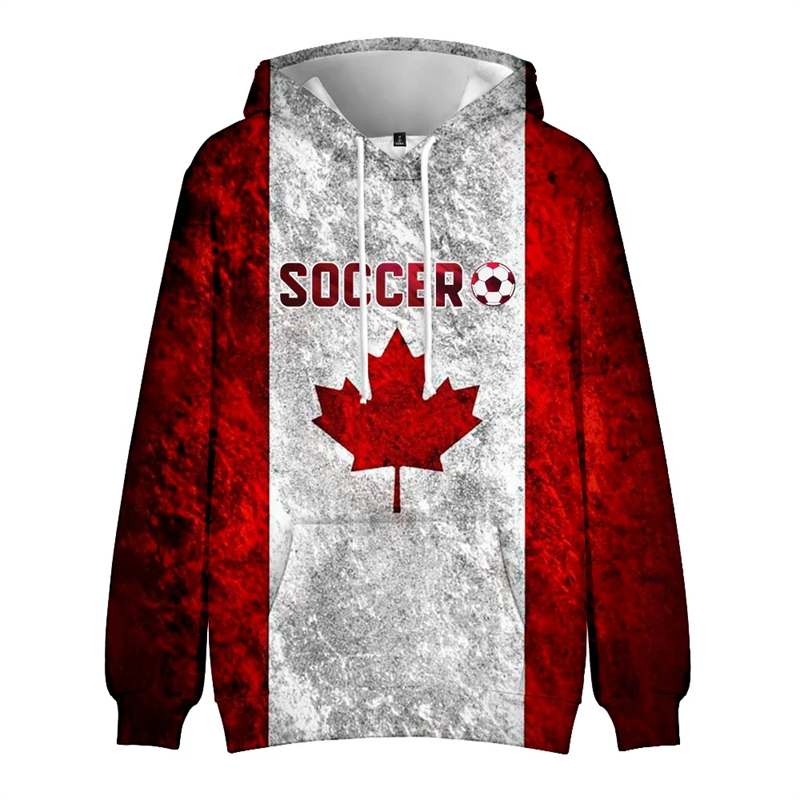 Canada Hoodie Maple Leaf 3d Pr - Street Fashion Canada review and price