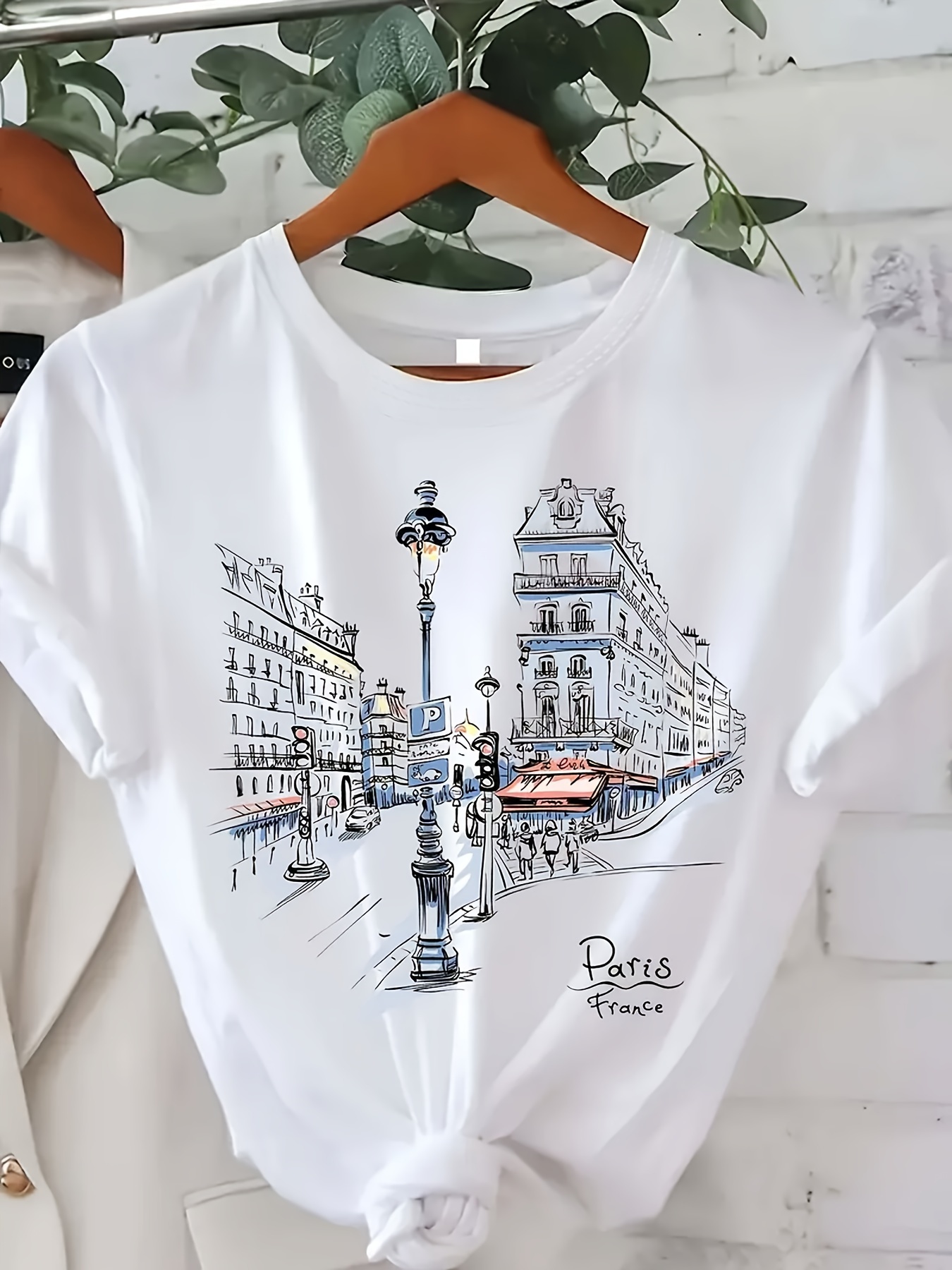 Women'S Paris Street Print T-S - Street Fashion Paris review and price