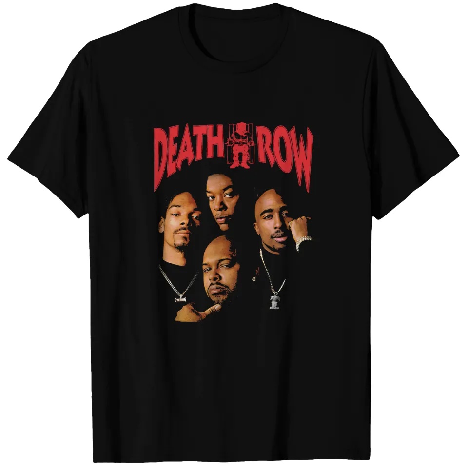 Black Printed T-shirt Death Ro - Street Fashion Magazines review and price