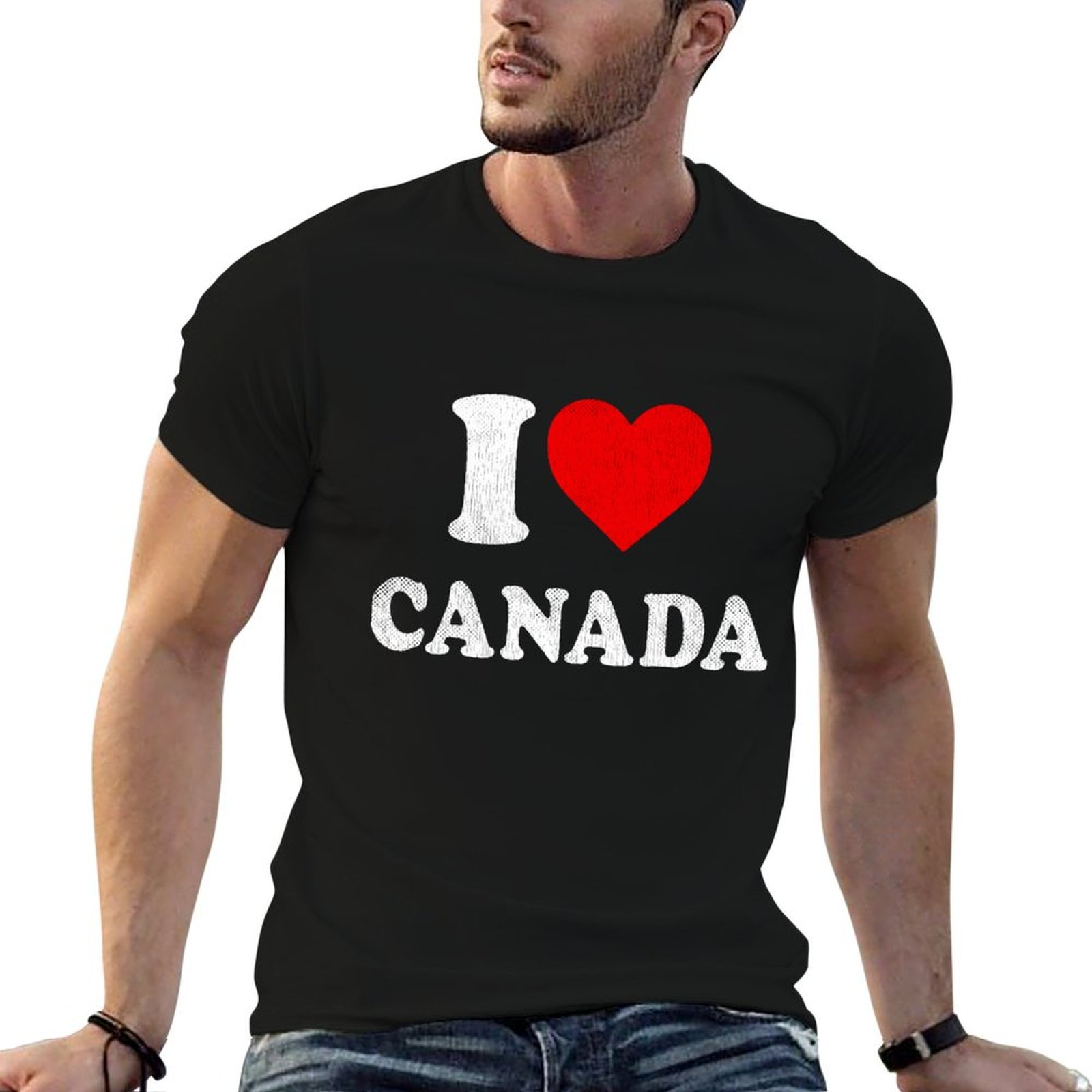 I Love Canada Tshirt Souvenir  - Street Fashion Canada review and price