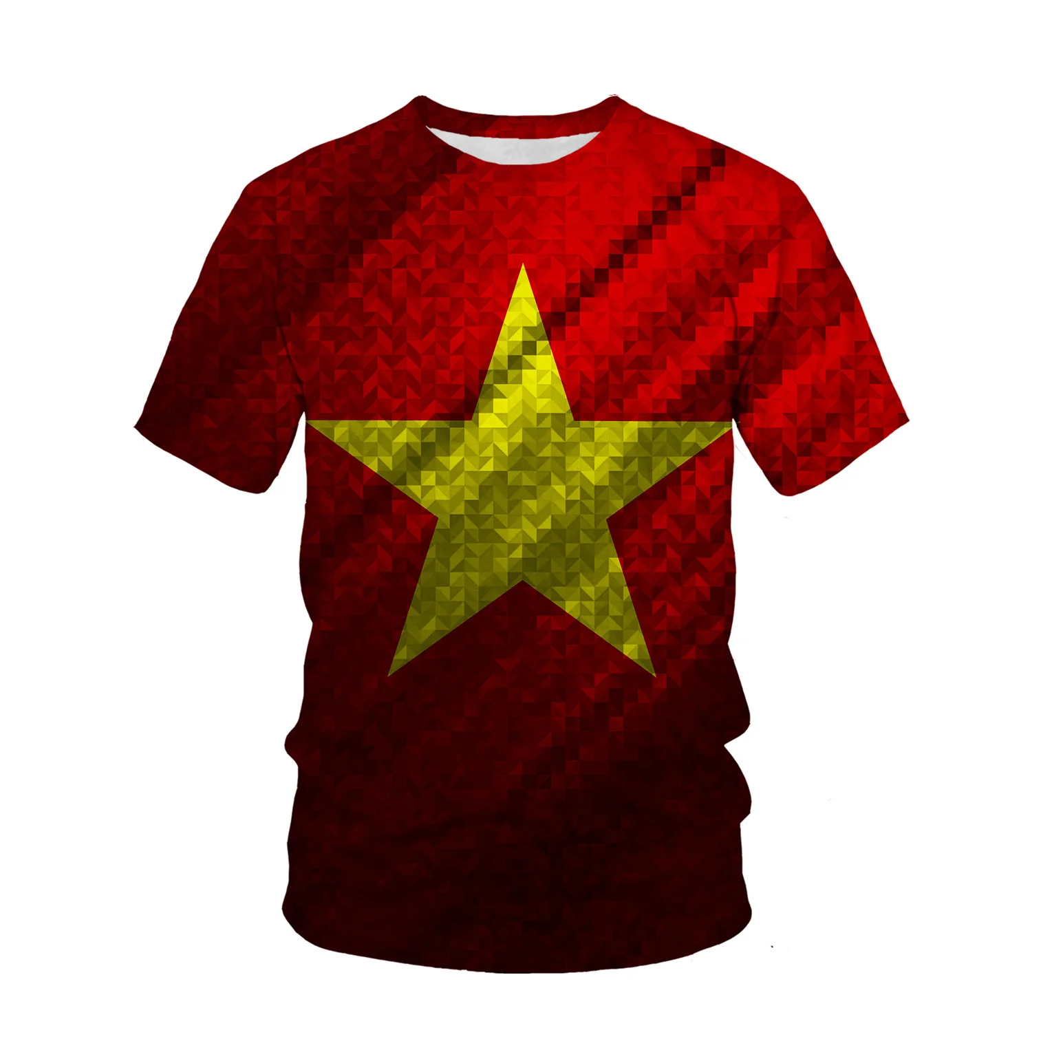 Vietnam Flag Pattern 3d Printe - Street Fashion Vietnam review and price