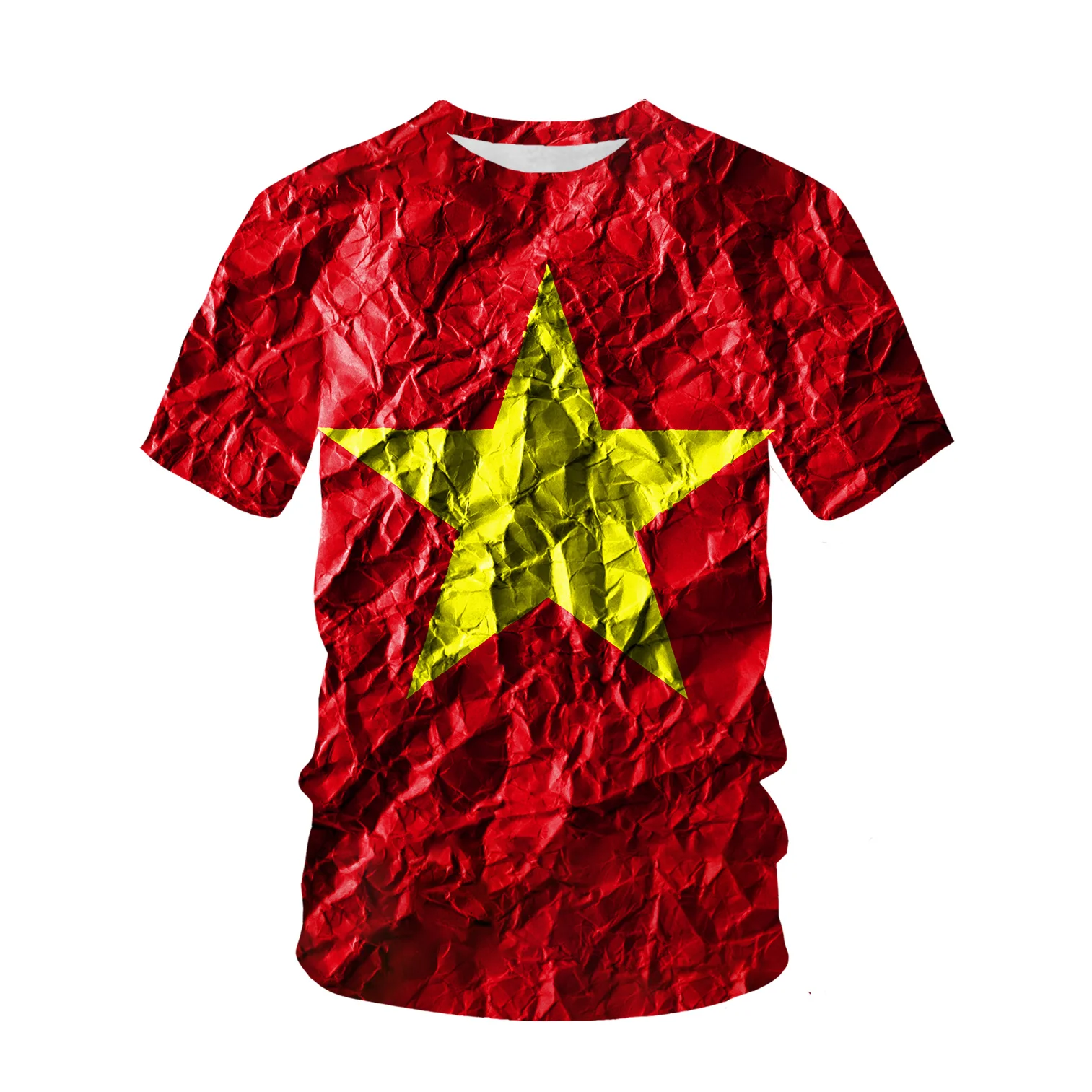 Vietnam Flag Pattern 3d Printe - Street Fashion Vietnam review and price