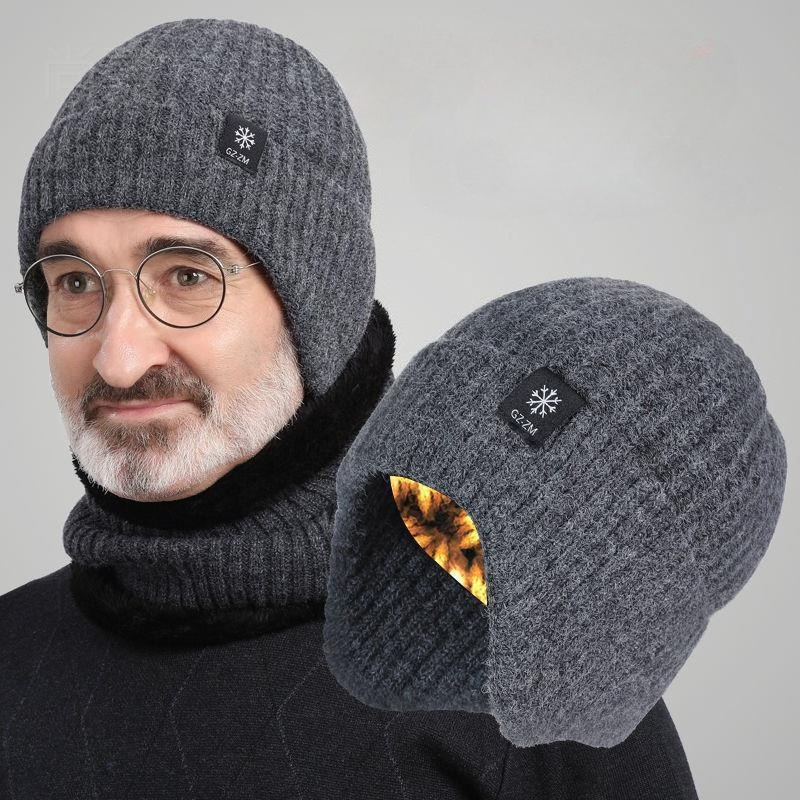 Men Winter Knitted Hat Plush W - Street Fashion Gloves review and price